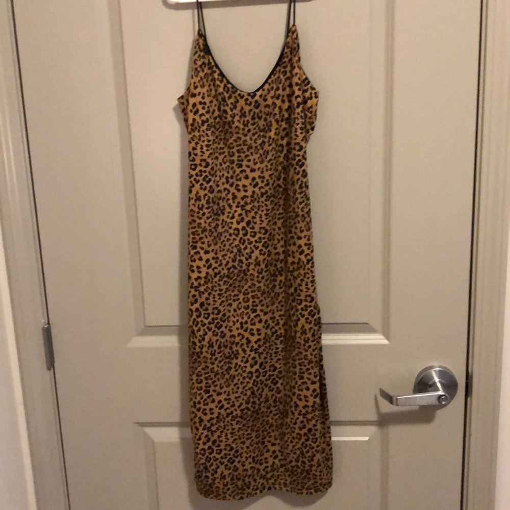 Cheetah print dress